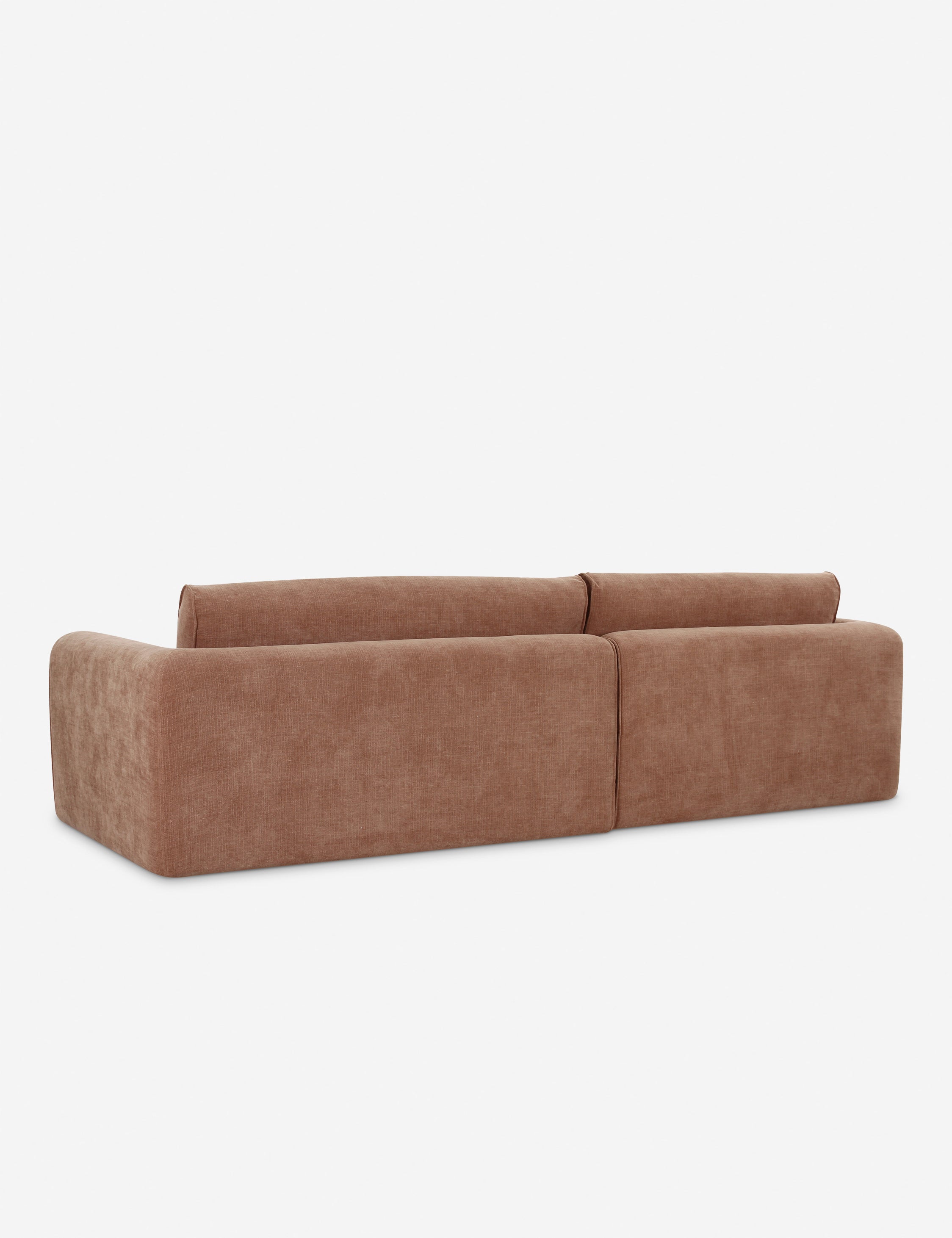 Forsythe Modern Sectional Sofa Set with Reversible Chaise - Comfortable L-Shaped Couch for Living Room, Family Room & Small Spaces - Soft Fabric Upholstery & Sturdy Wooden Frame