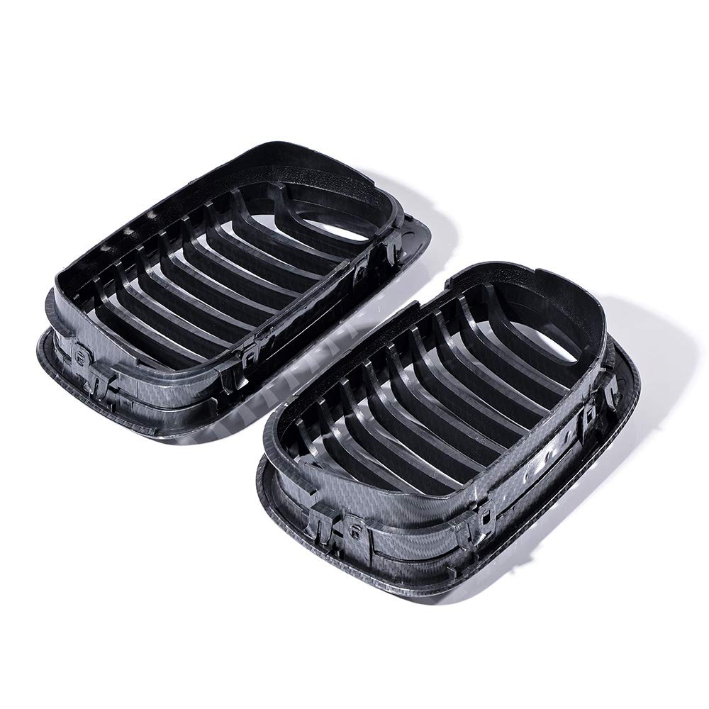 Astra Depot Carbon Fiber E46 Kidney Grille Compatible with 1999-2002 BMW 325Ci 330Ci 2-Door Coupe - Upgrade Your BMW's Front Grille for Enhanced Style & Performance