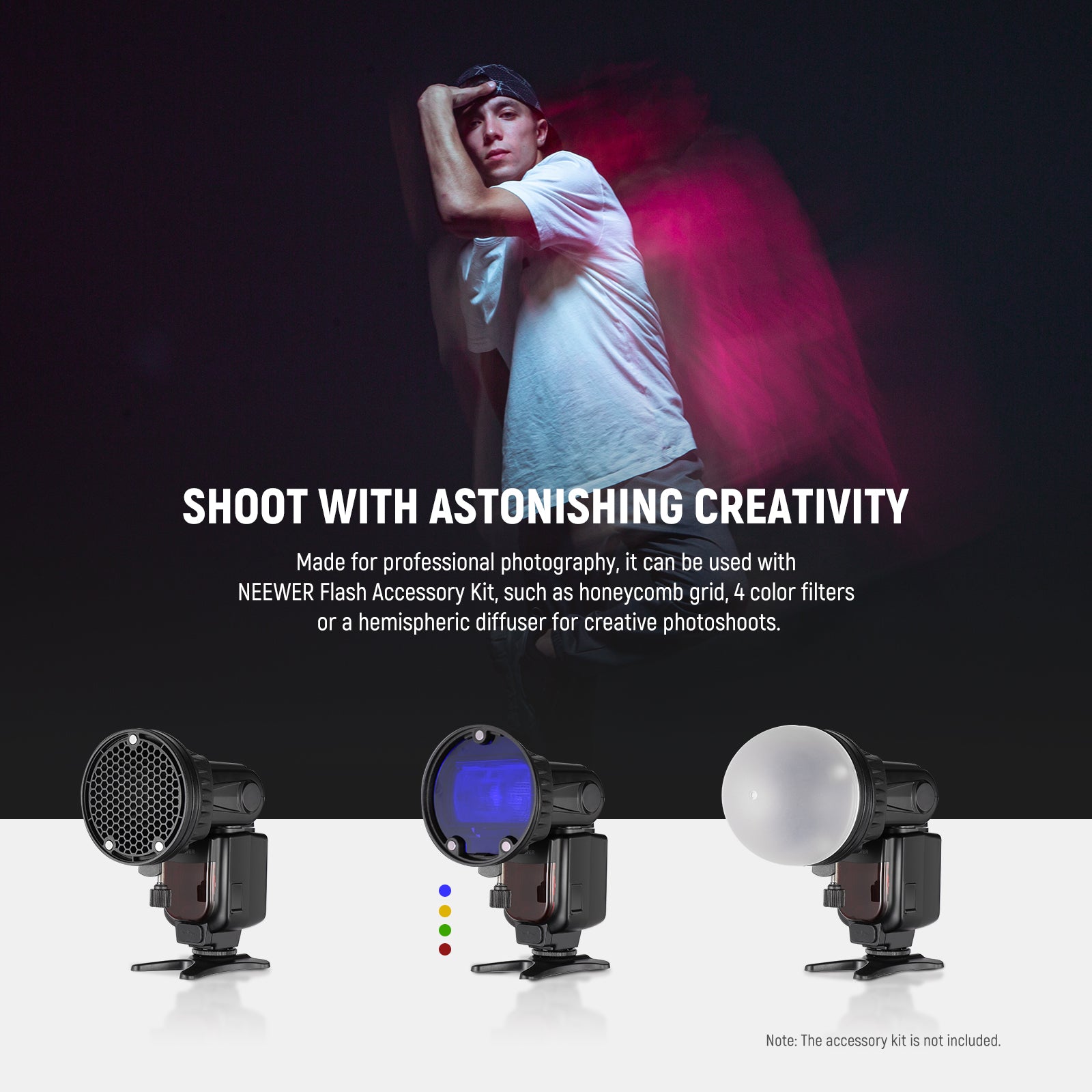 NEEWER NW635II S TTL Camera Flash Speedlite for Canon Nikon Sony DSLR - Professional Photography Lighting for Portraits, Events & Studio Shoots