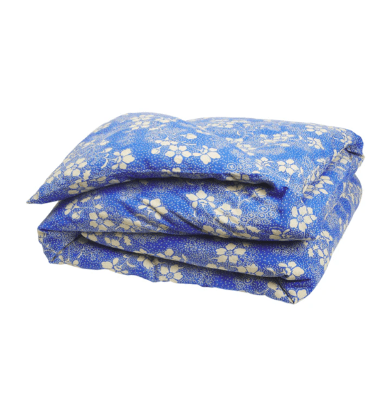 Premium Salina Lapis Linen Quilt Cover Set - Queen Size, 100% Natural Breathable Fabric, Soft & Comfortable for All Seasons - Perfect for Master Bedroom, Guest Room, and Cozy Home Decor