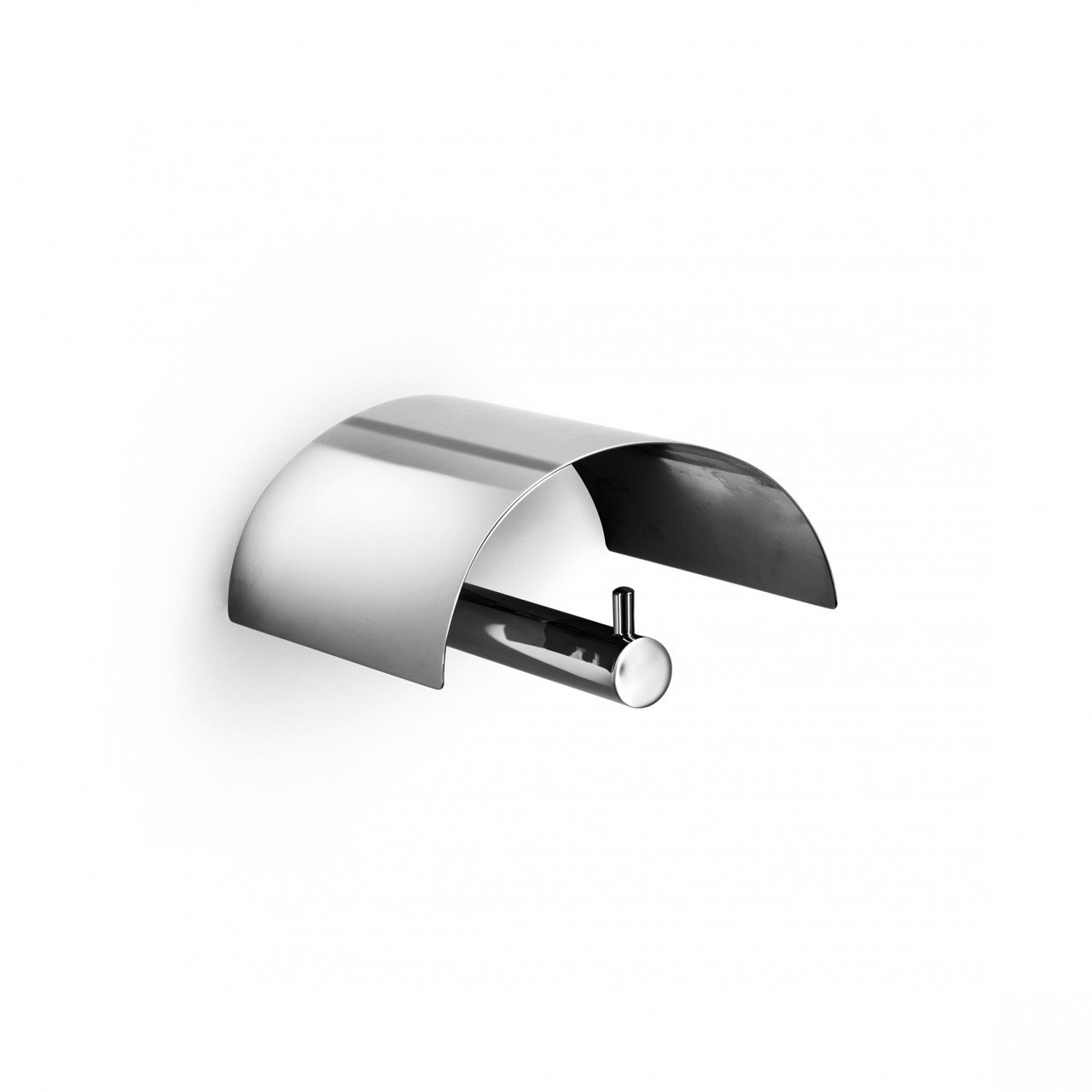 Picola Toilet Paper Holder with Lid - Rustproof Stainless Steel Bathroom Tissue Dispenser for Home, RV & Office Use