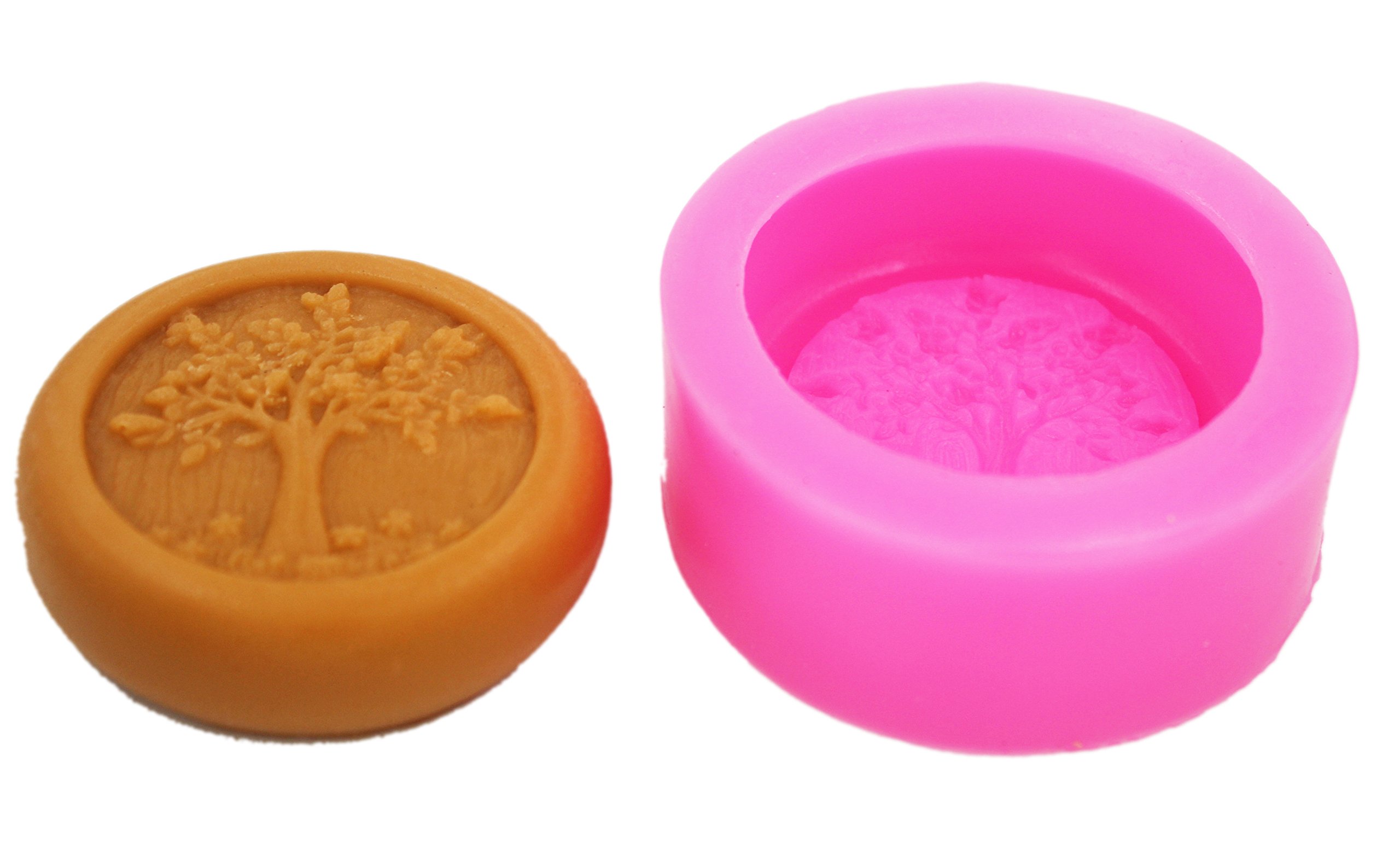 Premium Silicone Soap Molds for DIY Handmade Crafts - Life Tree Soap Mold (S424) - Perfect for Homemade Soap Making, Candle Making & Bath Bomb Creation