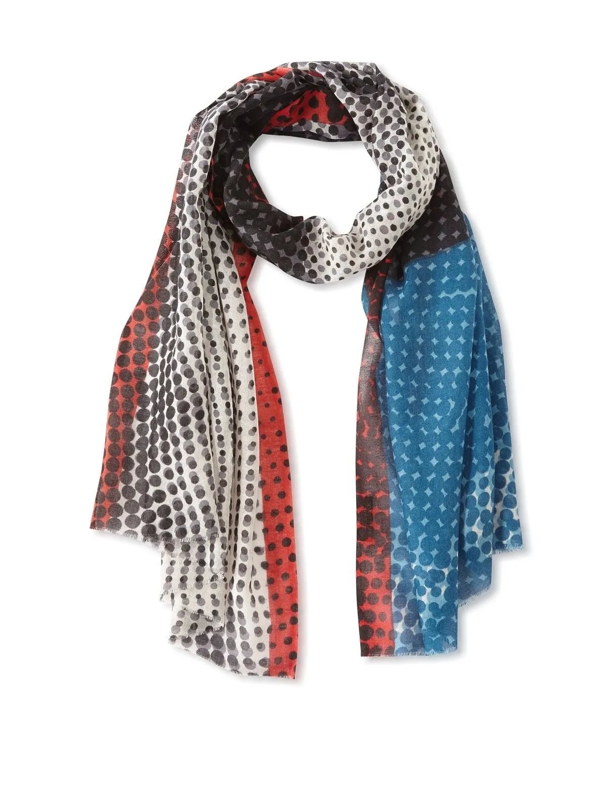 Stylish Polka Dot Scarf for Women - Soft Lightweight Fashion Accessory - Perfect for Fall Outfits, Office Wear & Date Nights