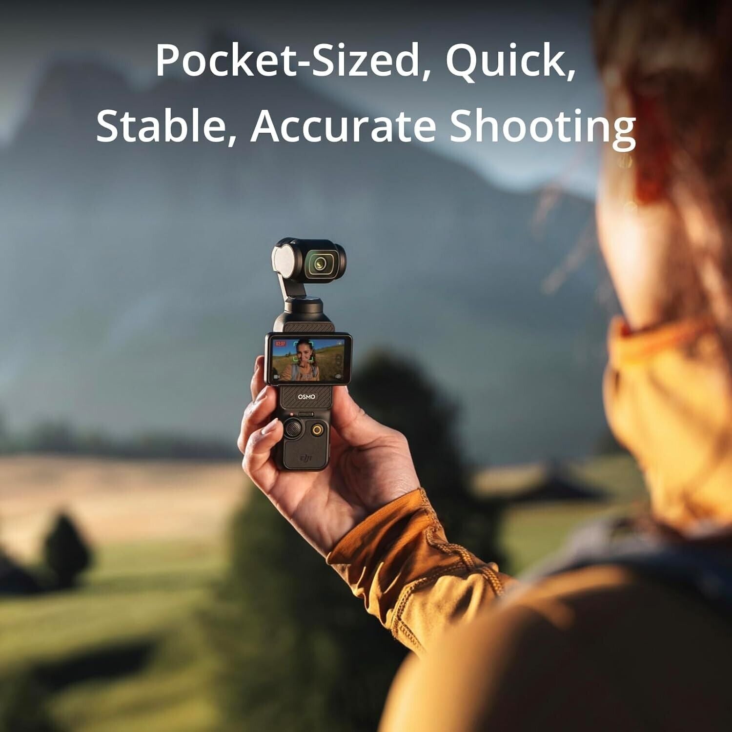 DJI Osmo Pocket 3 Creator Combo - 4K Vlogging Camera with Gimbal Stabilizer, 1