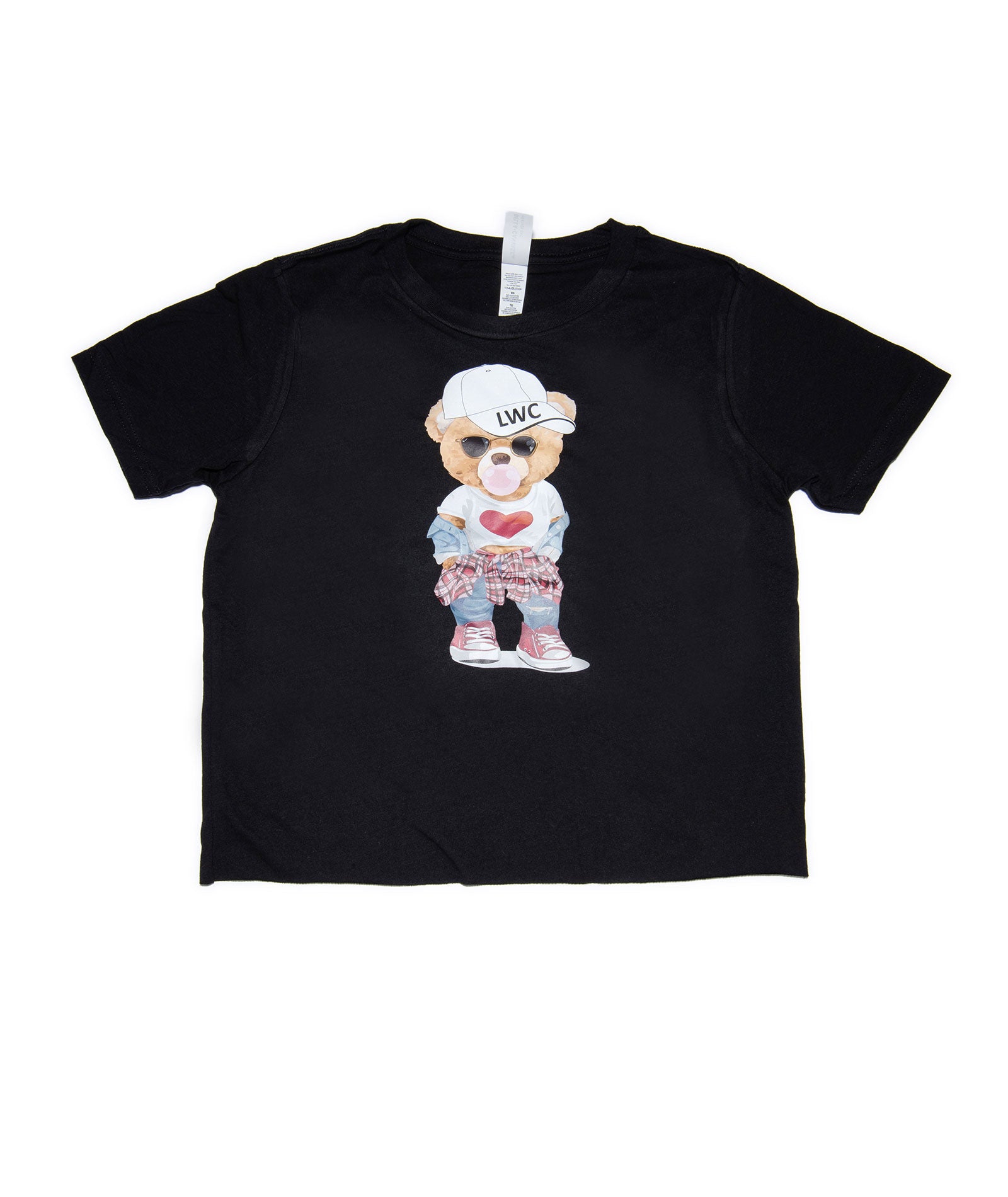 Girls Lake Of The Woods Bubble Bear Camp T-Shirt - Cute Graphic Tee for Kids Outdoor Adventures & Summer Camp Activities