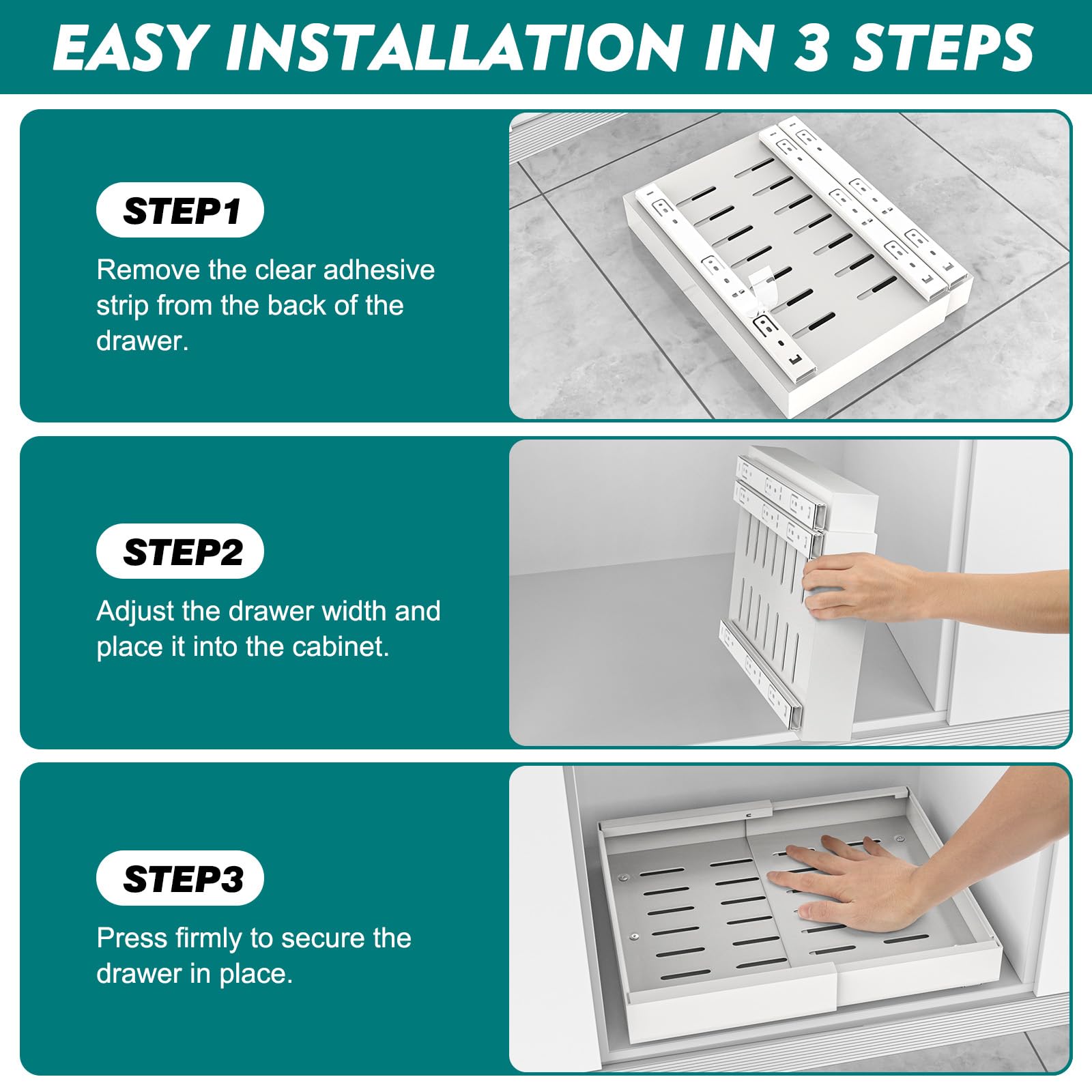 Expandable Pull-Out Cabinet Organizer 12