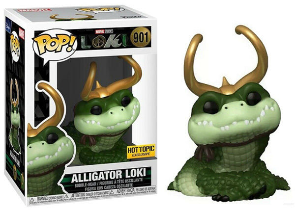 Alligator Loki (Loki) 901 Funko Pop! Vinyl Figure - Hot Topic Exclusive Collectible for Marvel Fans | Perfect for Display, Gifts, and Comic Conventions