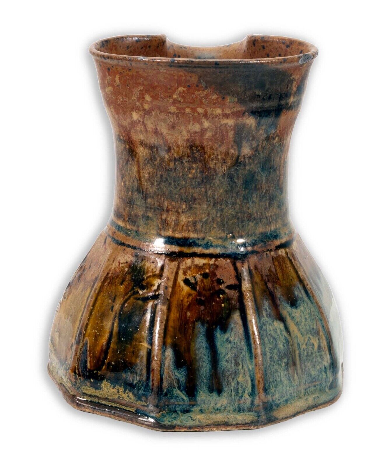John Glick Ceramic Stoneware Small Pitcher - Handmade Plum Tree Pottery for Milk, Cream & Syrup - Perfect for Coffee, Tea & Breakfast Table Decor