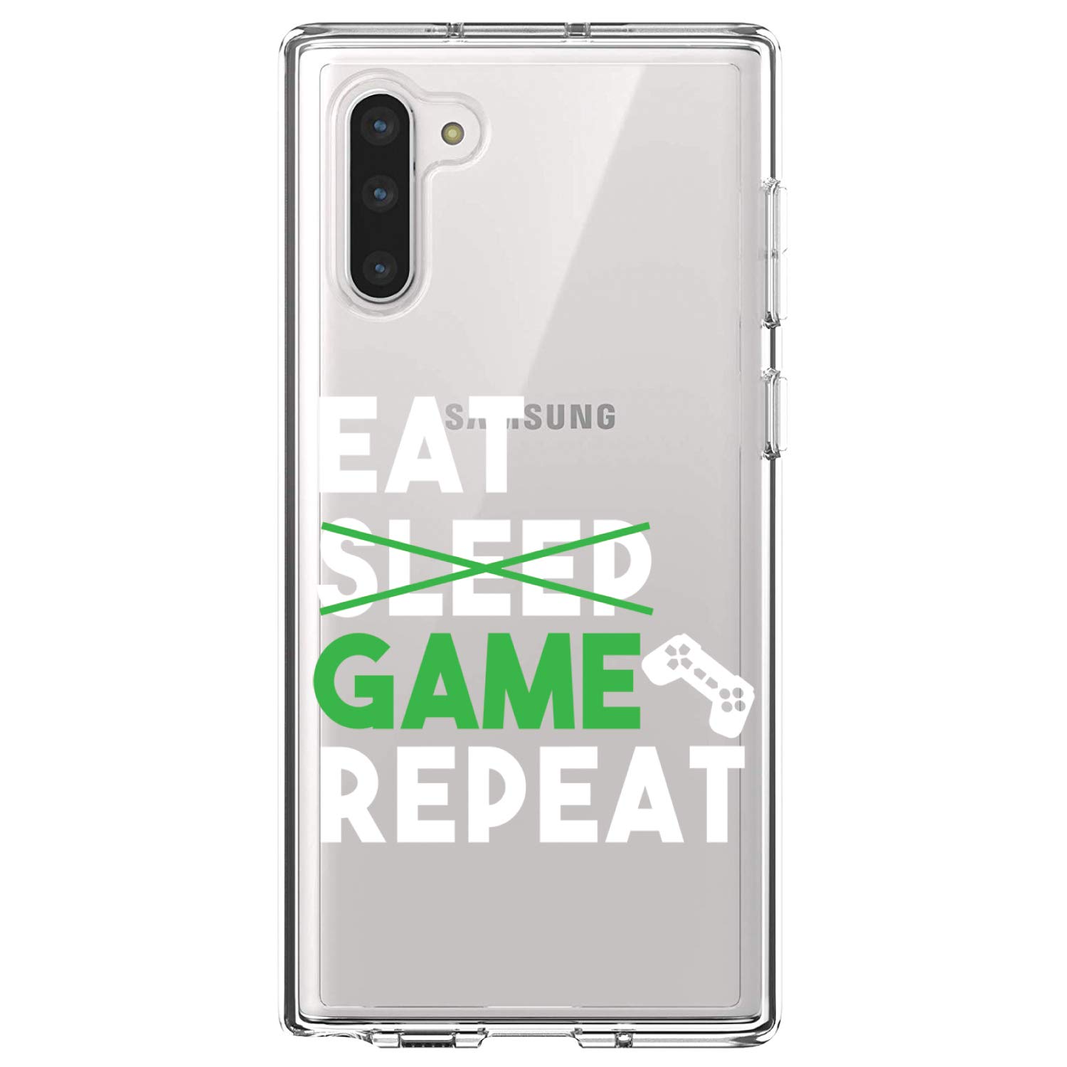 Premium Clear Shockproof Hybrid Case for Samsung Galaxy Note 10 (6.3 Inch) - TPU Bumper with Acrylic Back & Tempered Glass Screen Protector - Perfect for Gaming, Work & Daily Use - Durable Protection for Your Phone