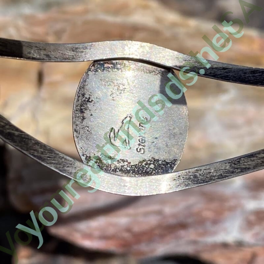 Authentic Navajo Sterling Silver Turquoise Cuff Bracelet - Handmade Native American Jewelry for Women, Fashion Accessories & Boho Style Outfits