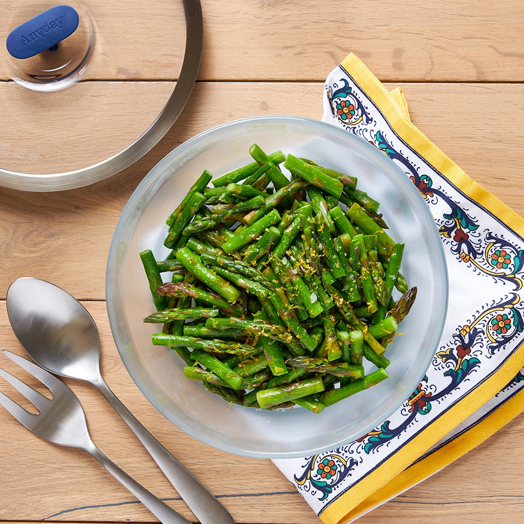 Fresh Asparagus with Lemon Butter Sauce - Healthy Vegetable Side Dish for Grilling, Roasting & Dinner Parties | Perfect for Easter, Thanksgiving & Family Gatherings