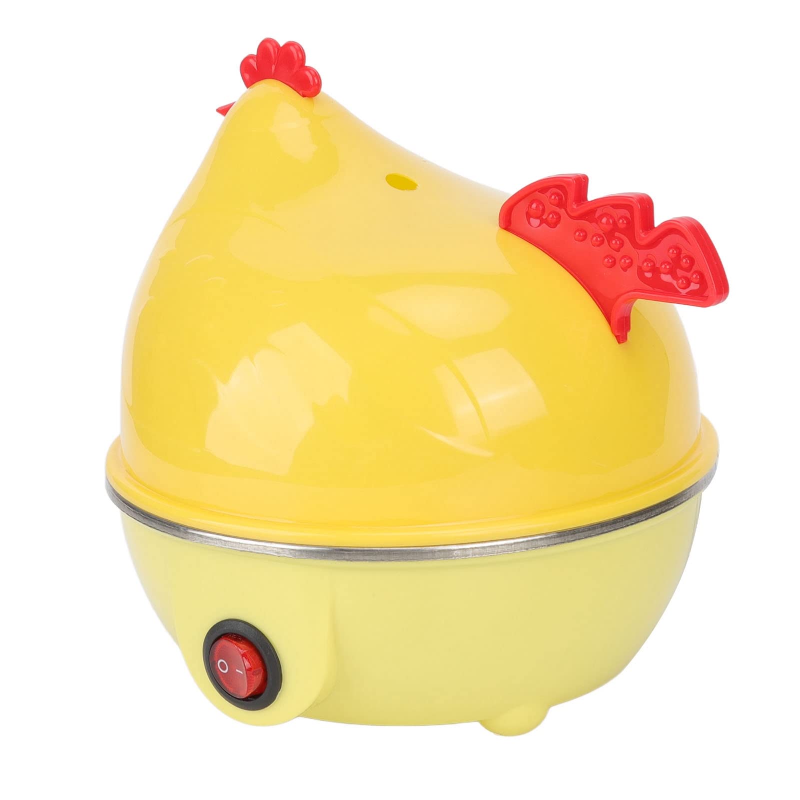 Acouto Electric Egg Cooker - 7 Egg Capacity, Automatic Shut Off, Fast Boiling, 110V US Standard, Perfect for Breakfast, Meal Prep & Keto Diet - BPA-Free, Easy to Clean, Compact Design for Small Kitchens & Dorms