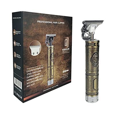 LP London Paree Vintage Style Men's Hair Trimmer - Professional Adjustable Blade Hair Clipper & Shaver with Retro Oil Head for Precise Close Cuts | Perfect for Home Grooming, Barber Shops & Travel