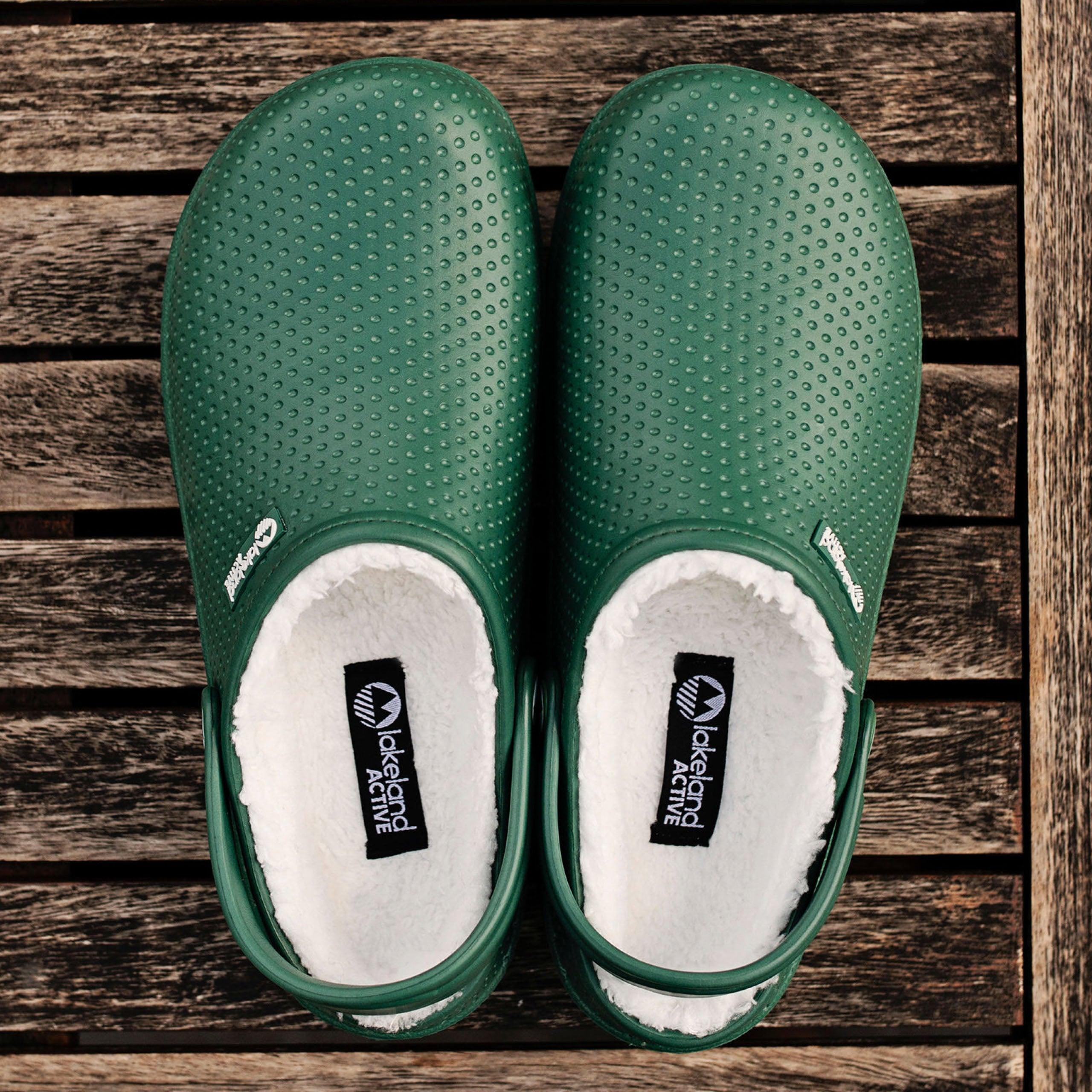 Men's Thermal Fleece Lined Dockray Clogs - Warm Winter House Shoes for Indoor & Outdoor Comfort - Perfect for Home, Garden, and Quick Errands