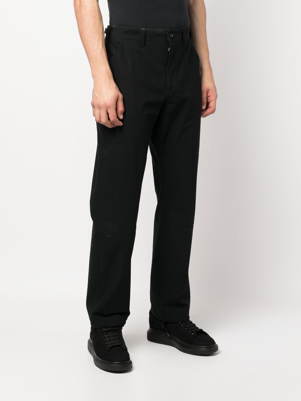 Alexander McQueen Black Trousers for Men - Stylish Slim Fit Pants for Business, Office & Casual Wear