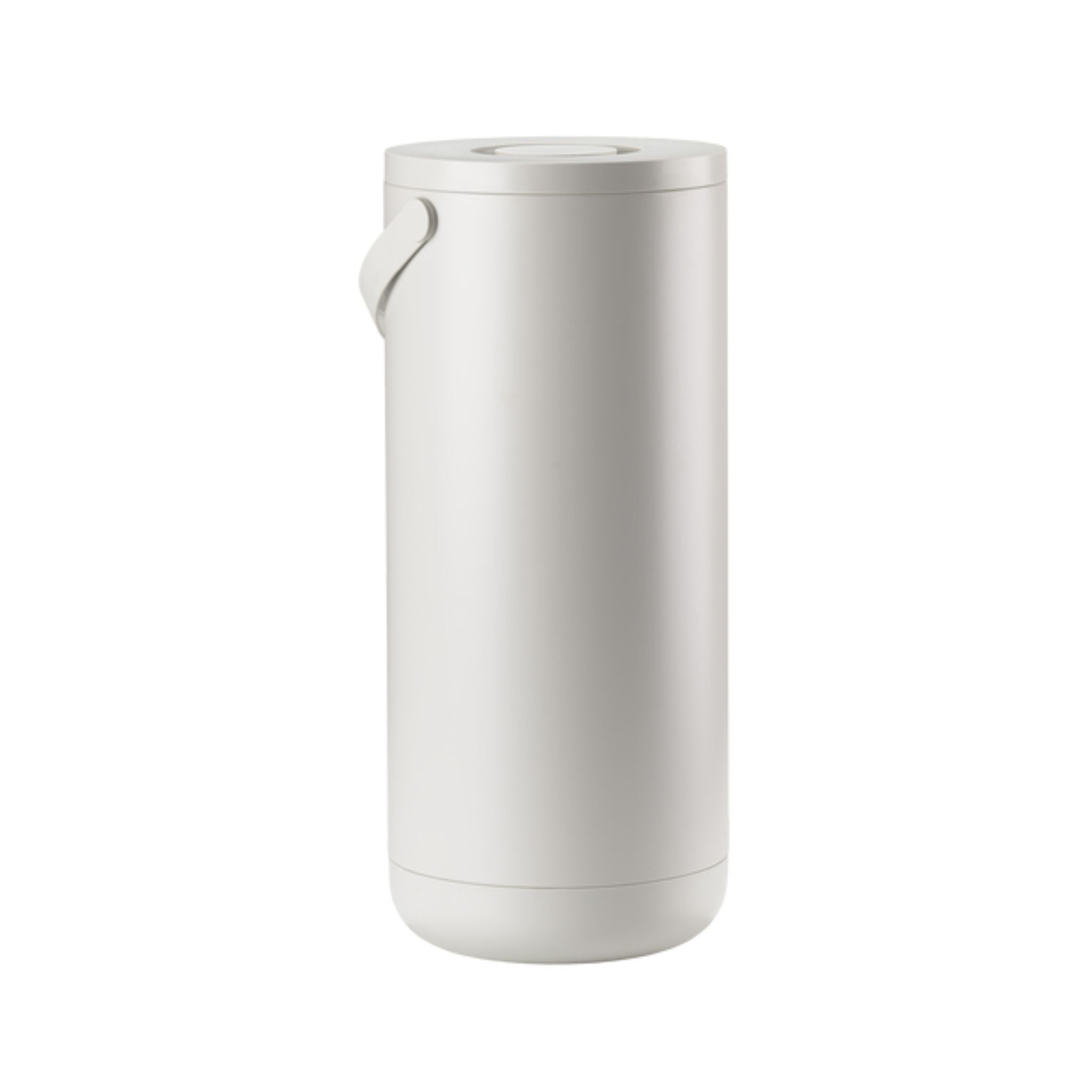 ZONE DENMARK 35L Circular Waste Bin, 65.5cm Tall Kitchen Trash Can, Warm Grey - Perfect for Home, Office & Eco-Friendly Waste Disposal