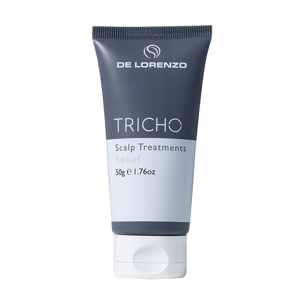 De Lorenzo Tricho Scalp Treatment for Dry Itchy Scalp Relief - 50g Professional Hair Care for Dandruff & Scalp Irritation - Perfect for Salon & Home Use