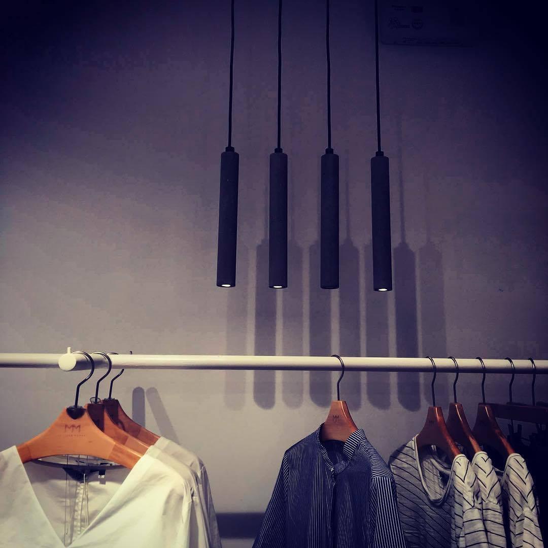 Modern Concrete Pendant Lights - Industrial Style Hanging Fixtures for Kitchen Island, Dining Room & Bedroom - Dimmable Edison Bulb Compatible