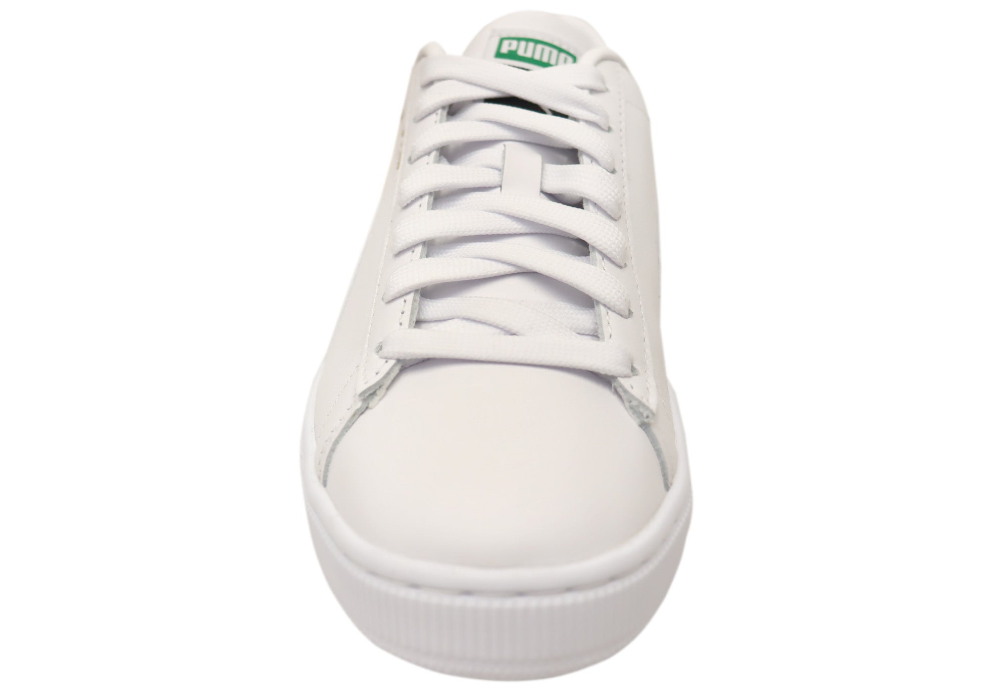 Puma Men's Basket Classic XXI White Lace-Up Sneakers - Comfortable Casual Shoes for Walking, Running & Everyday Wear