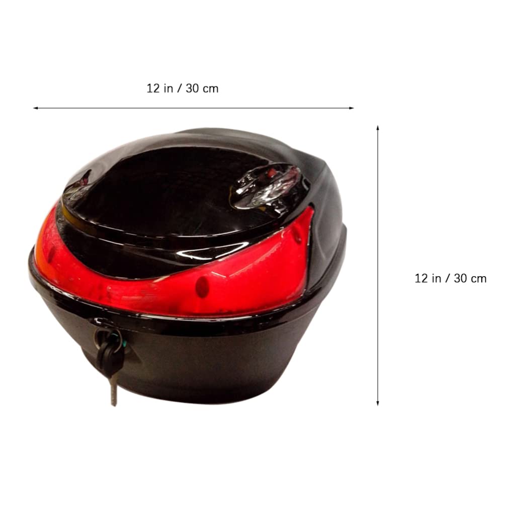 BESPORTBLE Motorcycle Trunk - Waterproof Lockable Storage Box for Scooter & Moped | Helmet Carrier & Luggage Case | 1PC Motorcycle Accessories for Commuting & Road Trips