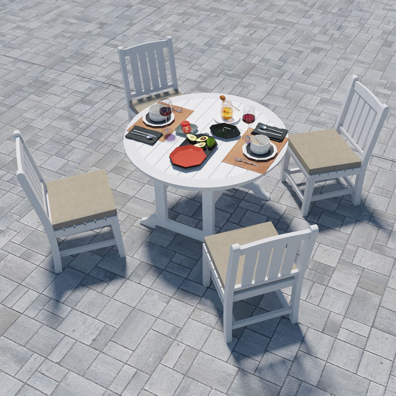 WilliamsSpace 5-Piece Outdoor Patio Dining Set - 48