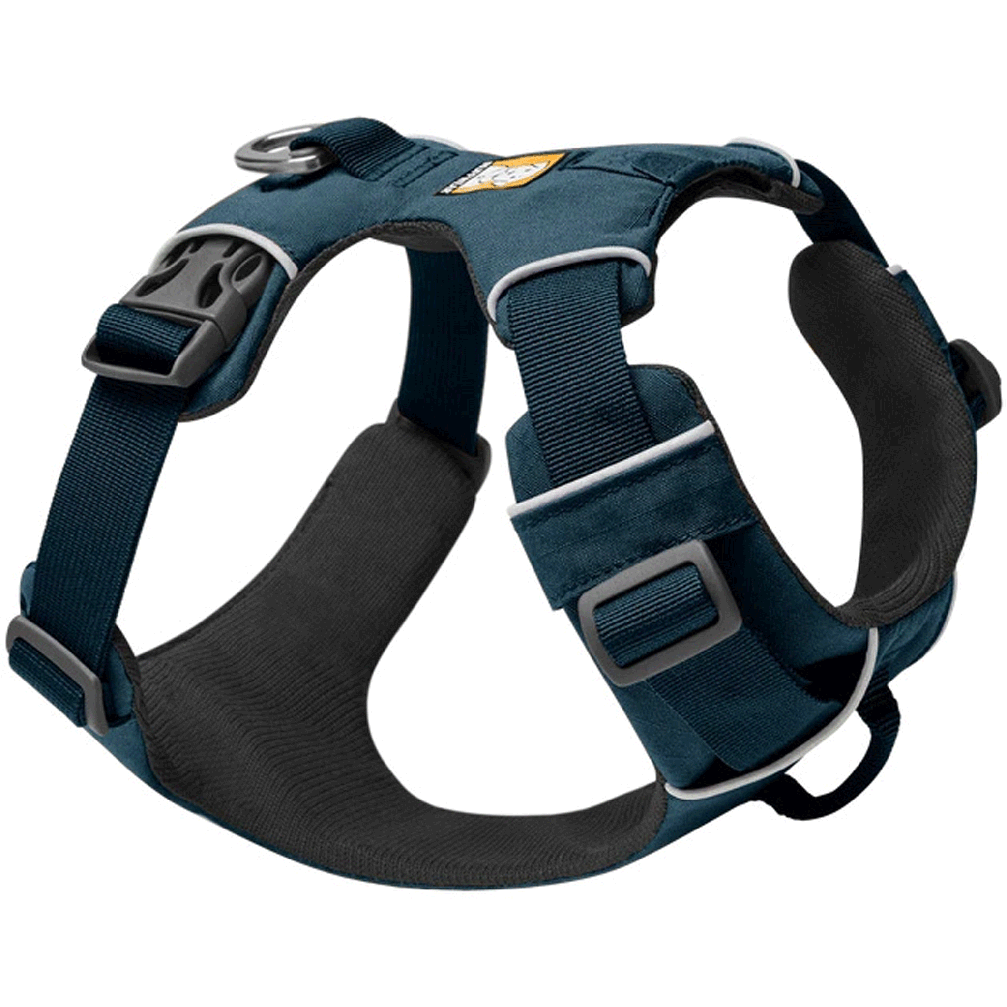 Ruffwear Blue Moon Front Range Harness for Dogs - Adjustable No-Pull Pet Harness with Padded Chest & Reflective Trim - Perfect for Hiking, Running & Outdoor Adventures