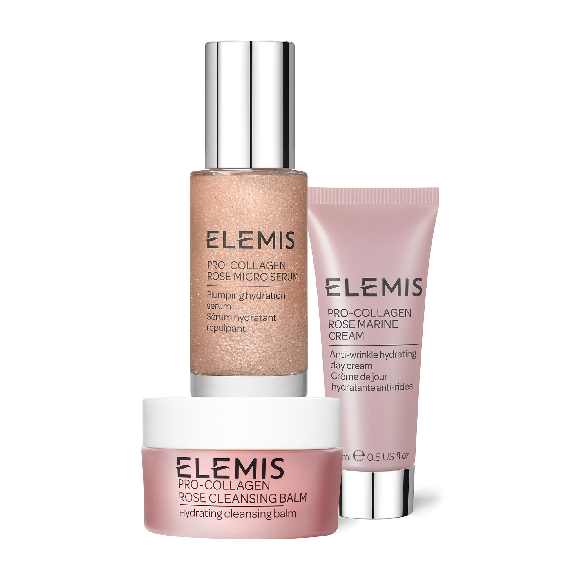ELEMIS Pro-Collagen Rose Facial Cleanser - Plumping & Hydrating Skincare Set for Women | Anti-Aging Gift Set | Perfect for Holiday, Birthday & Self-Care Rituals