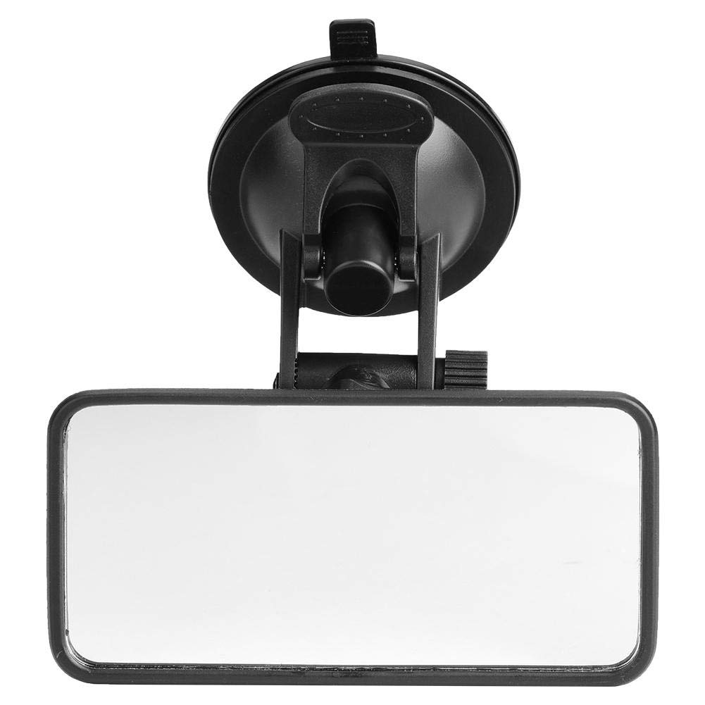 Qiilu Adjustable Baby Car Mirror - Rear View Safety Monitor for Infant Car Seat with Strong Suction Cup | Shatterproof Glass for Safe Travel | Perfect for Parents to Keep an Eye on Baby While Driving