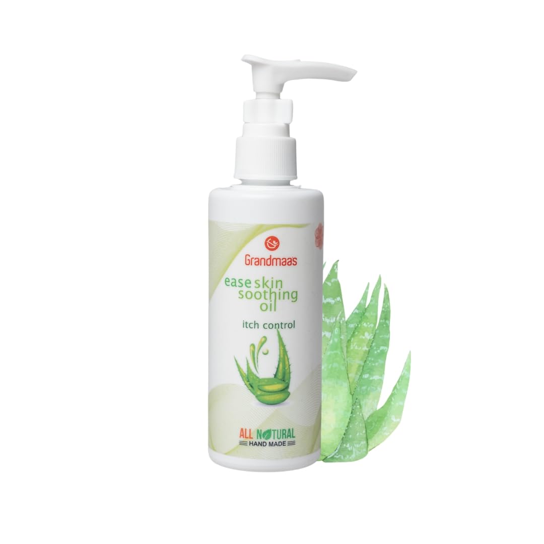 Grandma's All Natural Handmade Skin Soothing Oil - 100ml Organic Moisturizer for Dry, Sensitive Skin - Pack of 1 | Perfect for Massage, Aromatherapy & Daily Skincare Routine