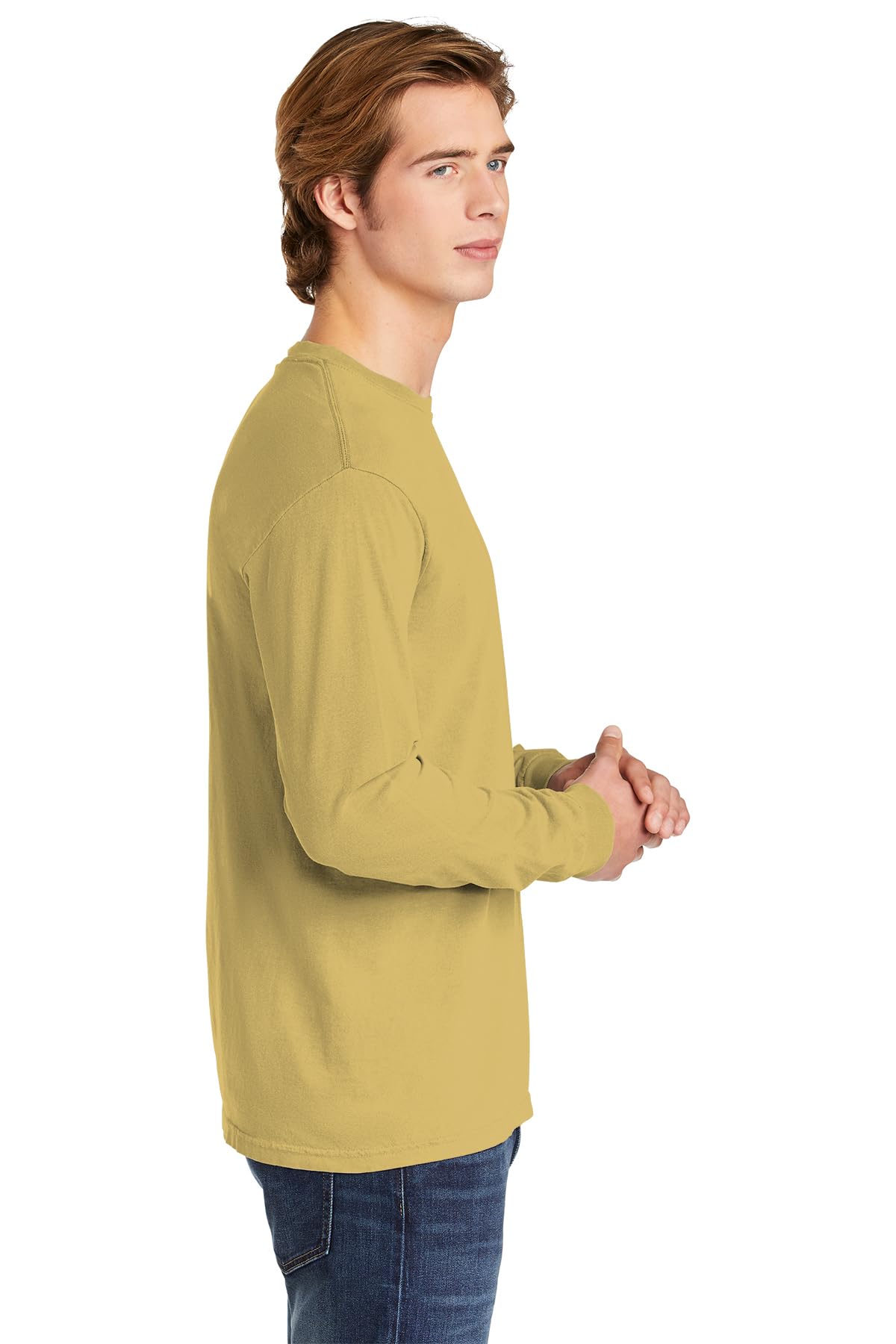 Comfort Colors Men's Long Sleeve T-Shirt | Style 6014 | Soft Cotton Crewneck Tee for Casual Wear & Everyday Comfort