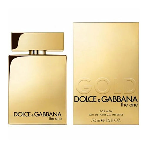 Dolce & Gabbana The One Gold Intense Eau de Parfum for Men - 50ml Luxury Cologne, Date Night & Special Occasion Fragrance