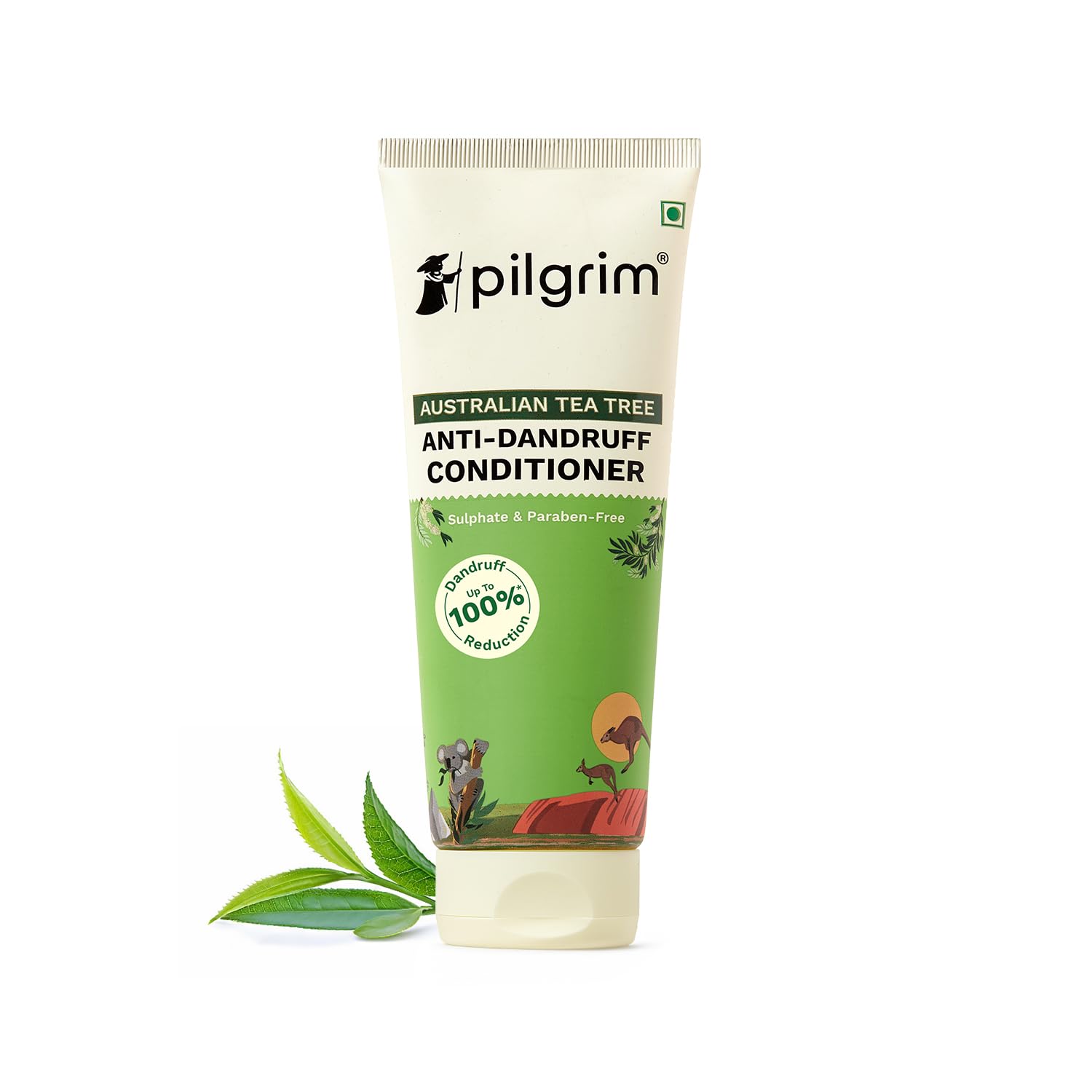 Pilgrim Australian Tea Tree Anti-Dandruff Unscented Conditioner 200ml - For All Hair Types | Smooths & Detangles Hair | Prevents Dandruff | Men & Women | Ideal for Dry Scalp & Itchy Scalp Relief | Daily Hair Care Routine