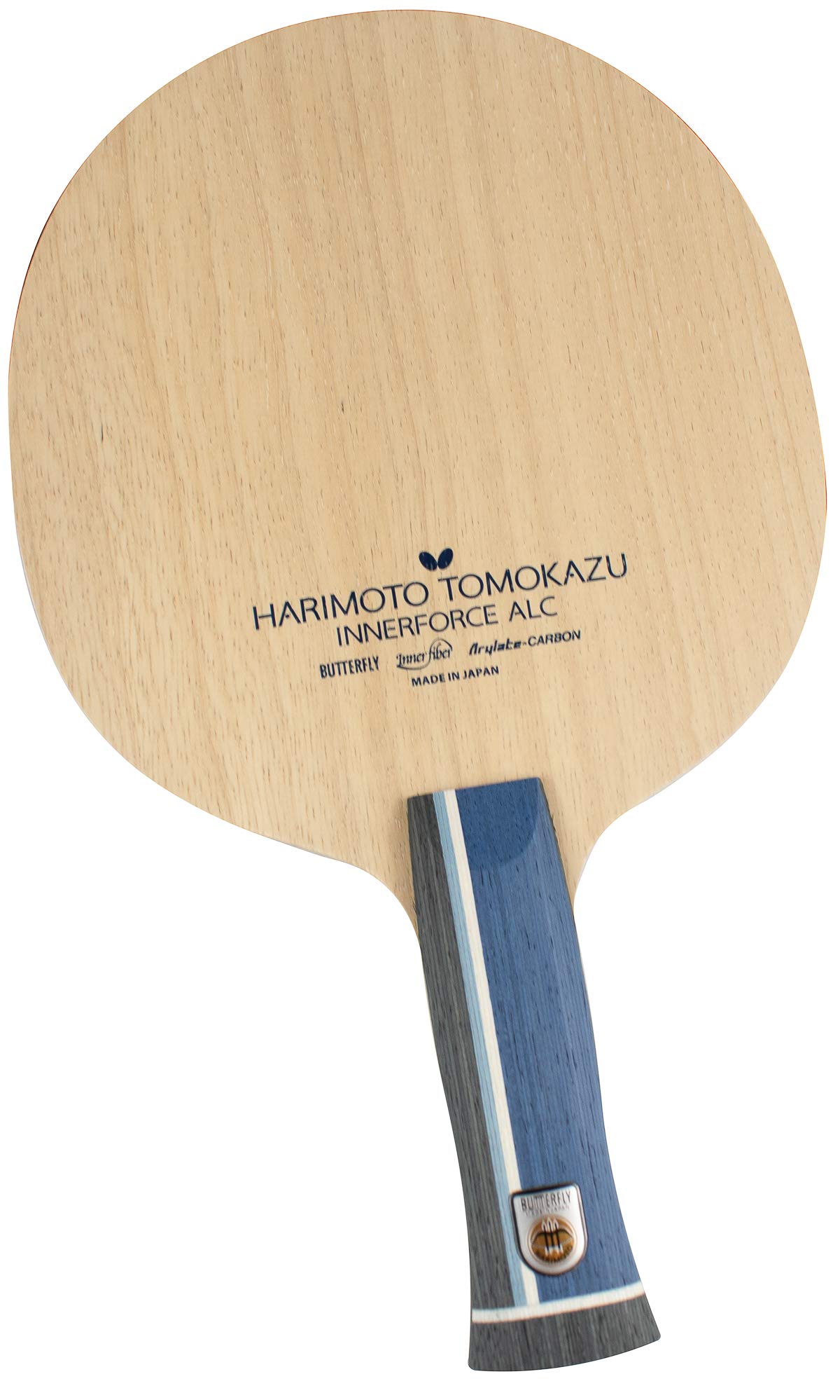 Butterfly Harimoto Innerforce ALC Table Tennis Blade - Professional AL Carbon Fiber Ping Pong Racket with AN, FL, ST Handles - Made in Japan - Perfect for Competitive Play & Training
