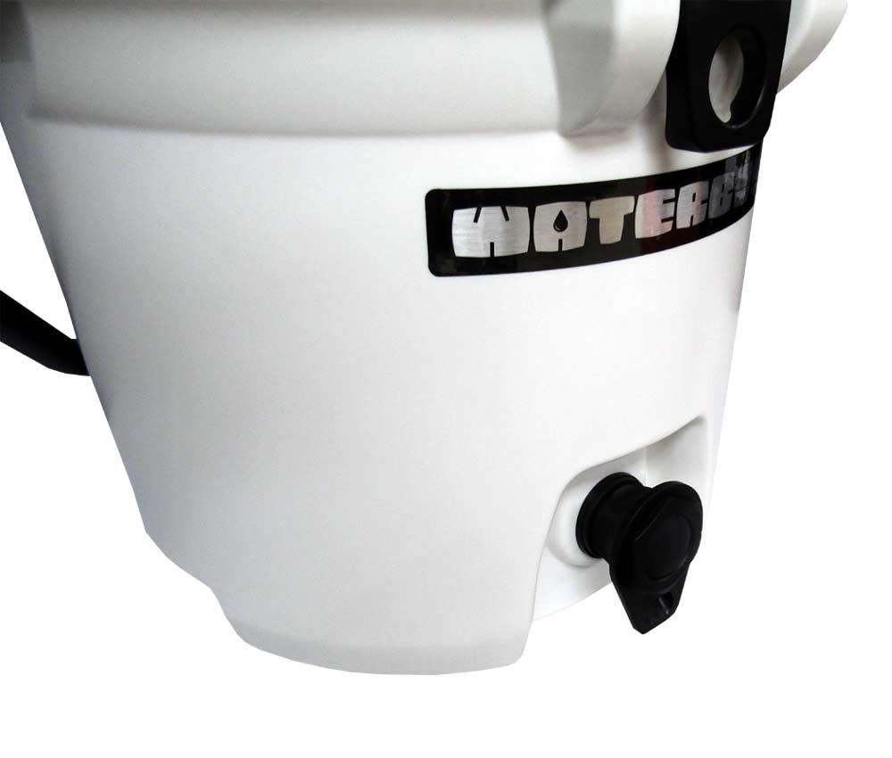 Fatboy 5 Gallon Water Jug Cooler - Insulated Outdoor Water Dispenser with Spigot, Portable for Camping, Picnics, BBQs & Tailgating - Gray