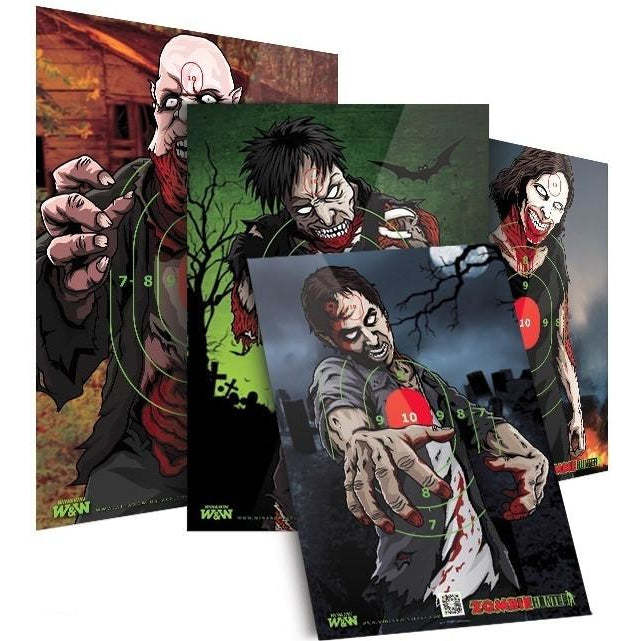 Win & Win WIAWIS Zombie Target Faces - High-Quality Archery Practice Target for Outdoor & Indoor Training - Perfect for Hunting, Competition, and Fun Shooting Scenarios