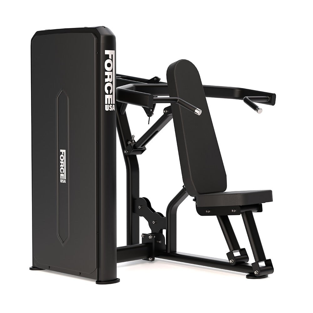 Force USA Solitude Chest & Shoulder Press Machine - Heavy Duty Home Gym Equipment for Strength Training & Muscle Building | Perfect for Home Workouts & Commercial Gyms