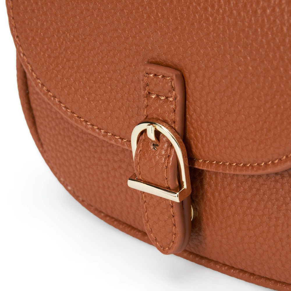 Premium Camel Leather Crossbody Bag for Women - Stylish & Durable Handbag for Everyday Use, Travel, and Work