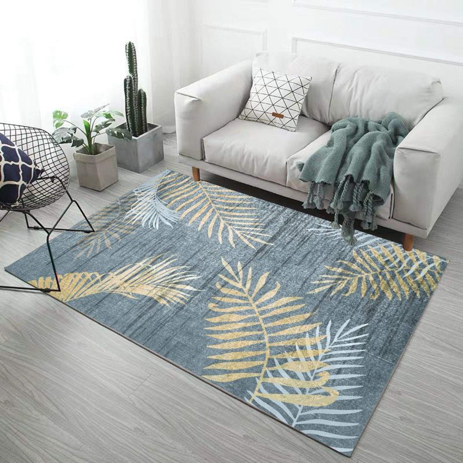 Ultra Soft Plush Extra Large Animal Rugs - Premium Wool Shaggy Fluffy Modern Area Rug 47x63 Inches for Living Room, Bedroom, Nursery - Cozy Home Decor & Kids Play Mat