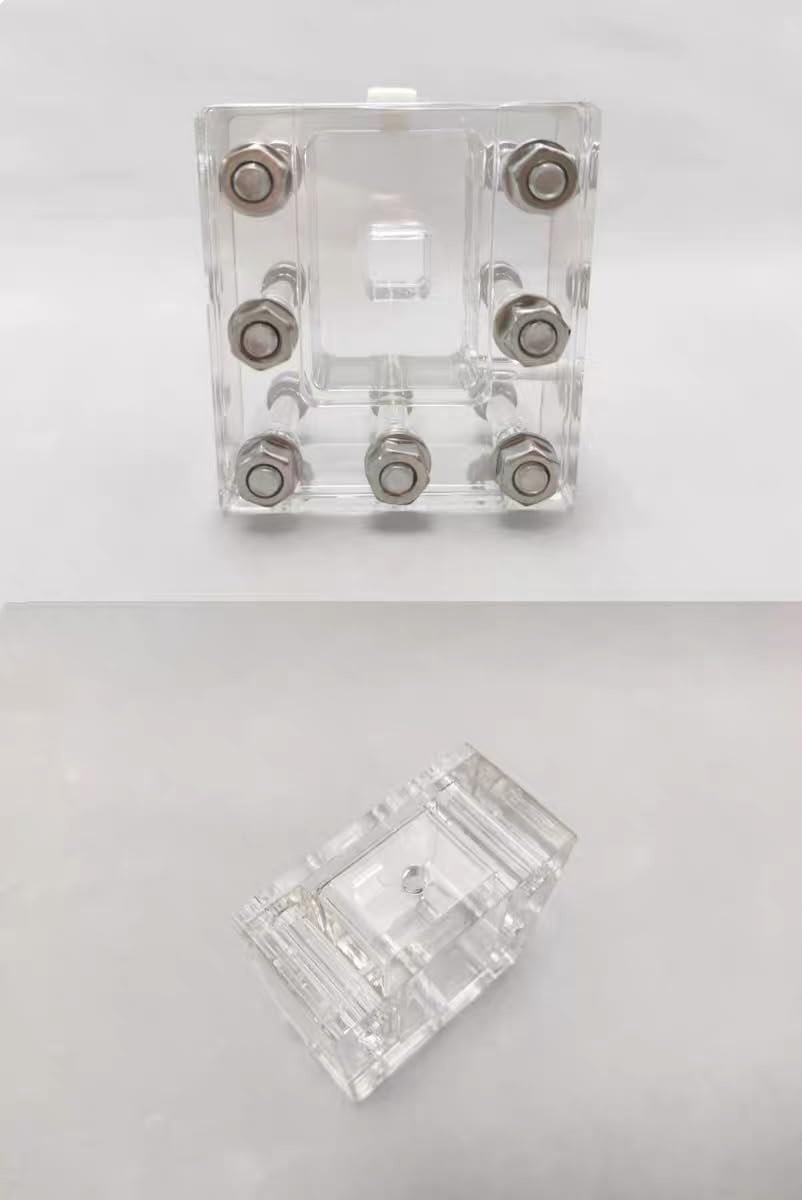 High-Capacity Zinc Air Testing Device | Sealed Transparent Metal Air Battery Reactor | Non-Circulating Electrolytic Cell (1cm² Reaction Area) for Laboratory Research & Battery Development