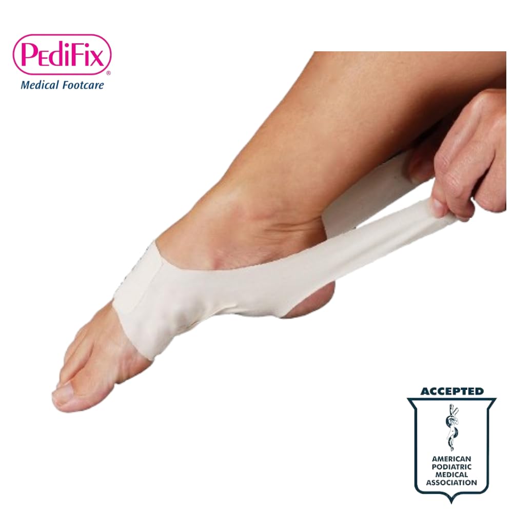 Quick Tape™ Plantar Fasciitis Support Brace - 1-Piece Foot Pain Relief Tape for Men & Women (Sizes 5-11) - Ideal for Running, Walking & Daily Comfort