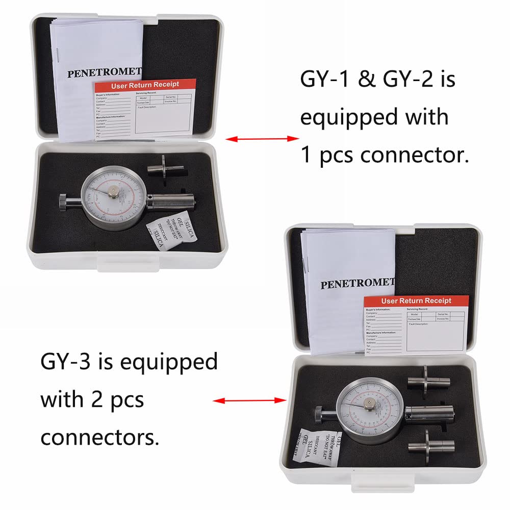 GY-1/GY-2/GY-3 Digital Fruit Hardness Tester Penetrometer - Portable Fruit Firmness Meter for Measuring Apple, Pear, Peach Maturity - Perfect for Farmers, Fruit Growers & Quality Control in Orchards