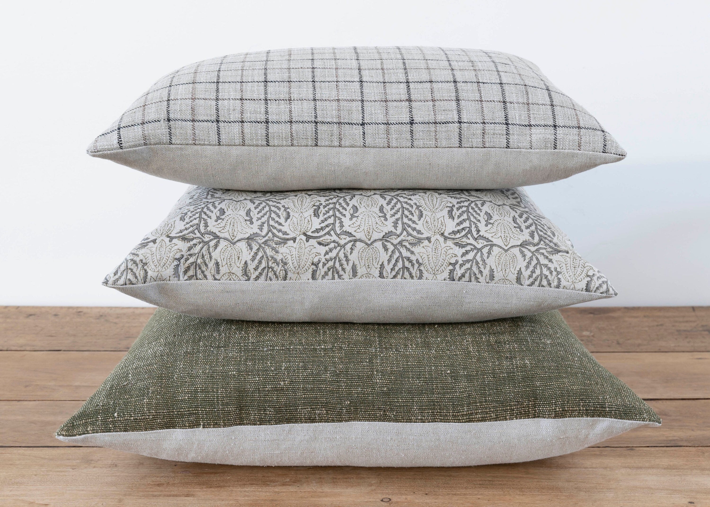 Stylish Kufri Rustic Solid Olive Designer Pillow Cover - Perfect for Living Room, Bedroom & Home Decor