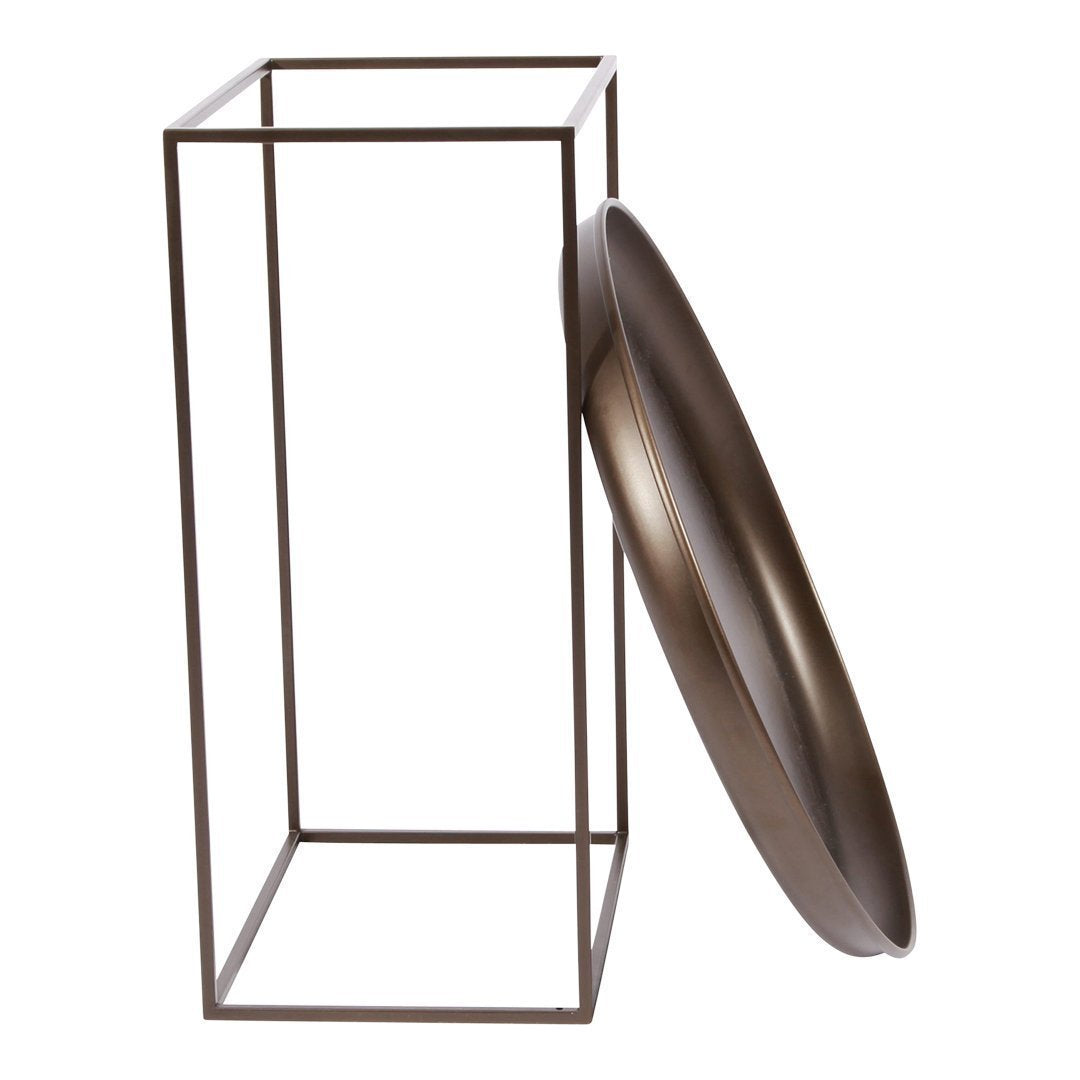Norr11 Duke Side Table - Modern Scandinavian Coffee Table with Wooden Legs & Marble Top - Perfect for Living Room, Bedroom, or Office Decor
