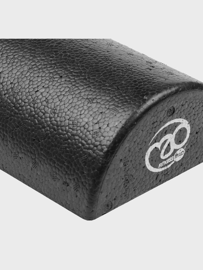 Yoga Mad 45cm Half Round EVA Foam Roller for Muscle Recovery & Deep Tissue Massage - Perfect for Yoga, Pilates & Post-Workout Stretching