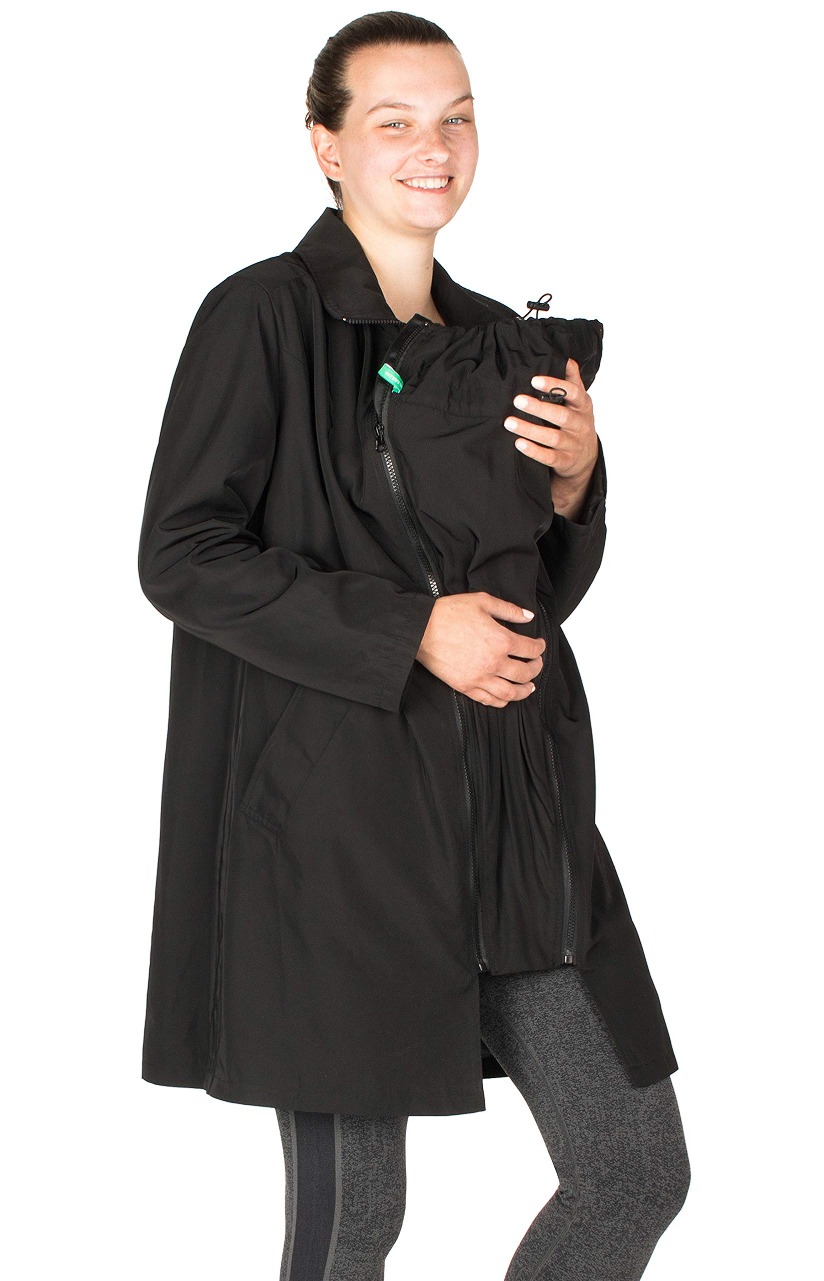 Maternity Twill Trench Coat with 3-in-1 Technology | Avelynne | Perfect for Pregnancy and Postpartum Style