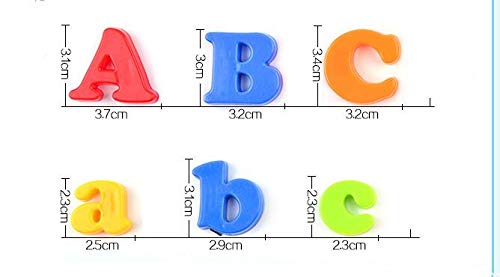 Colorful Alphabet Fridge Magnets - 78PCS Educational Stickers for Kids Learning