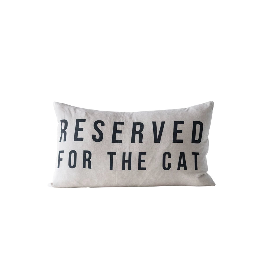 Orthopedic Cat Lumbar Support Pillow for Back Pain Relief - Comfortable Pet Bed for Sofa, Office Chair & Car Seat - Perfect Gift for Cat Lovers