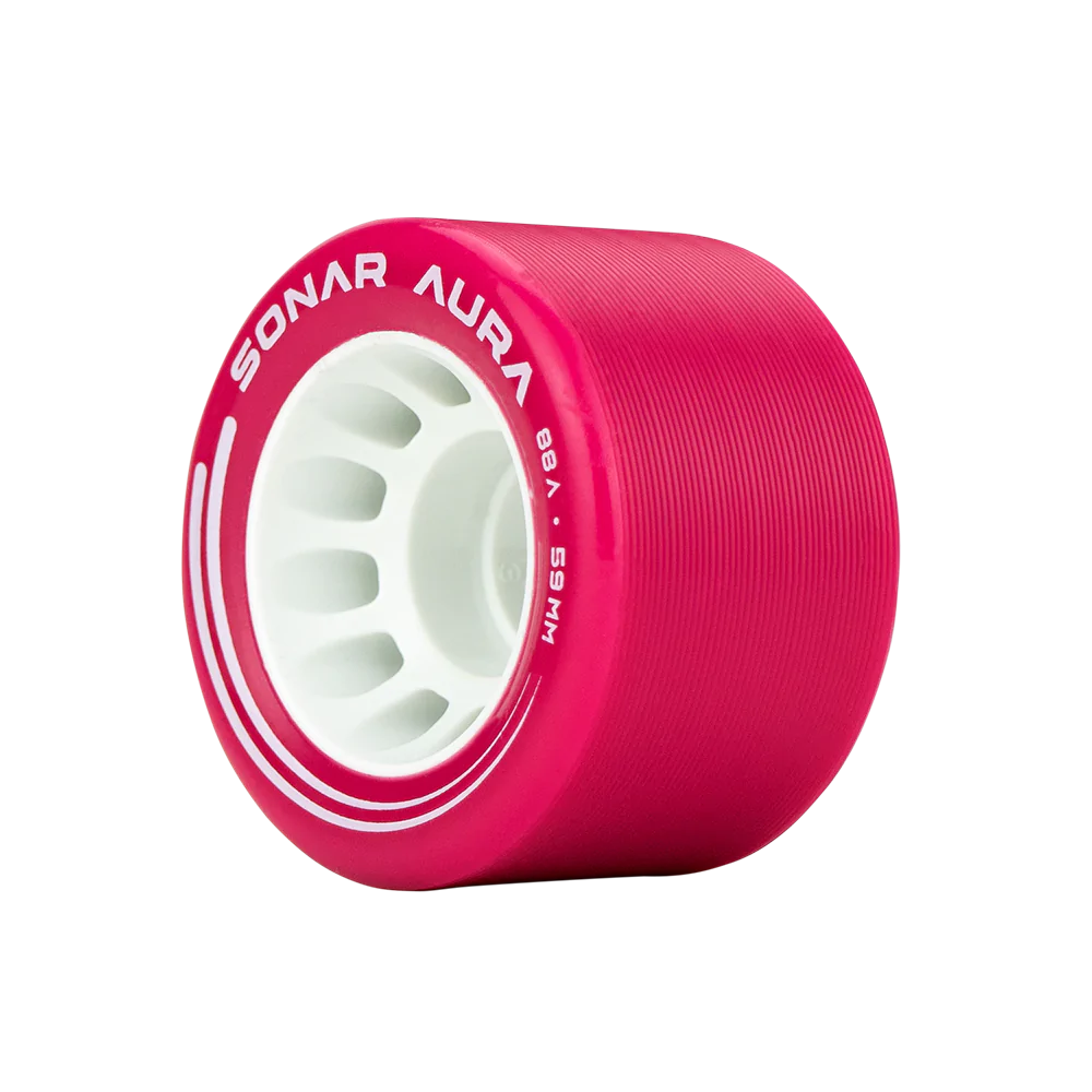 Radar Sonar Aura 59mm Skateboard Wheels 4-Pack - High Performance Wheels for Street Skating & Park Riding