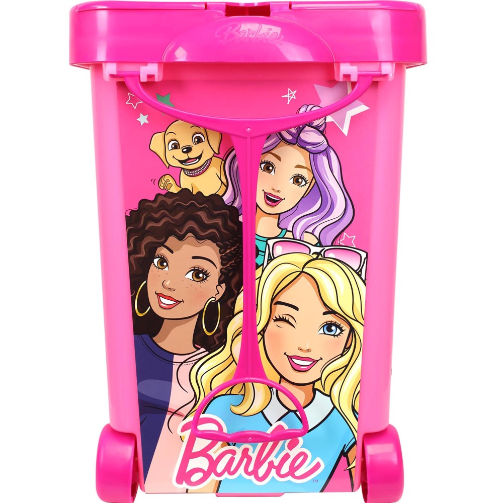 Barbie Doll and Accessories Storage Organizer - Portable Toy Organizer for Kids Room, Travel & Playtime Organization