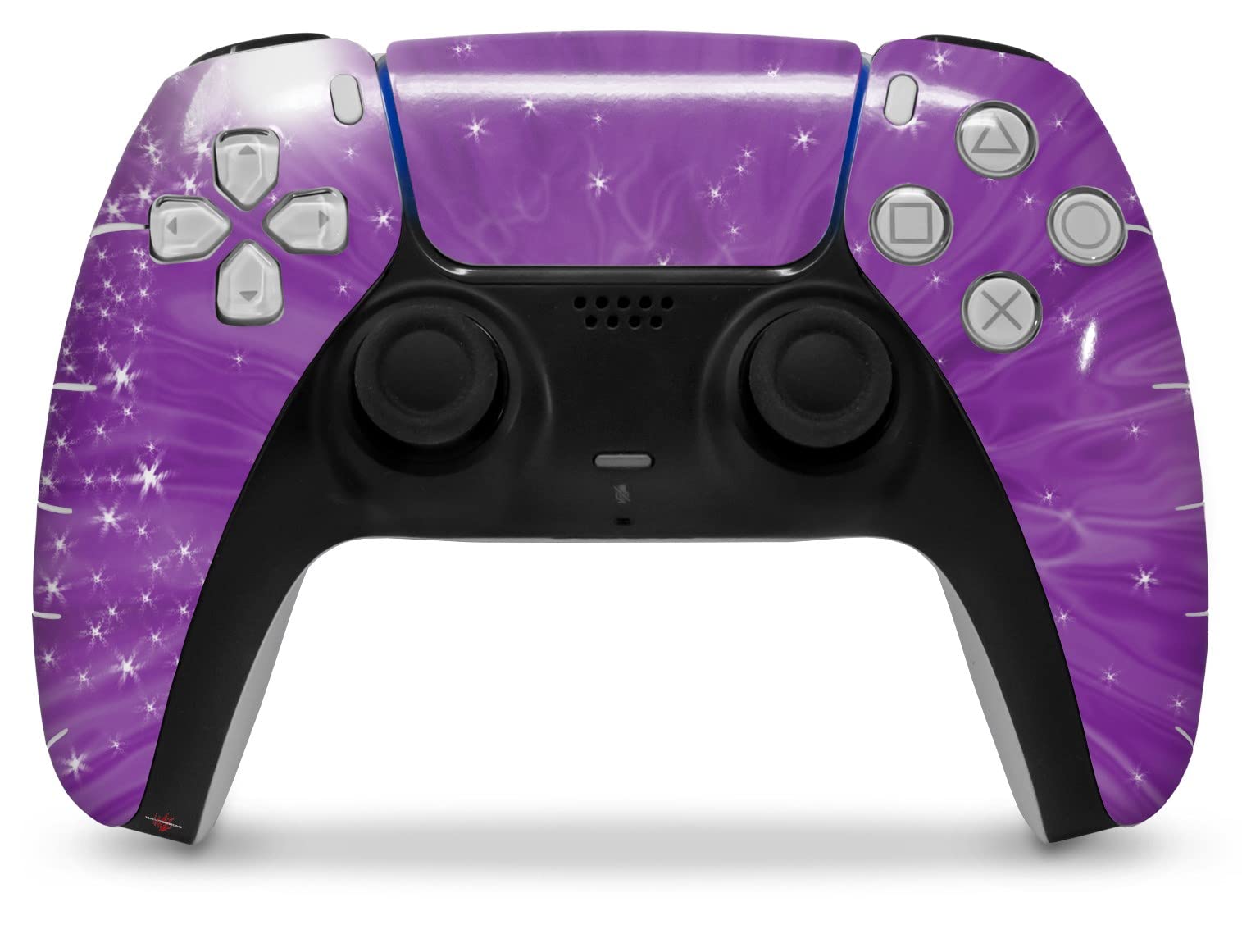 PS5 DualSense Controller Skin Wrap - Stardust Purple for Gaming Protection